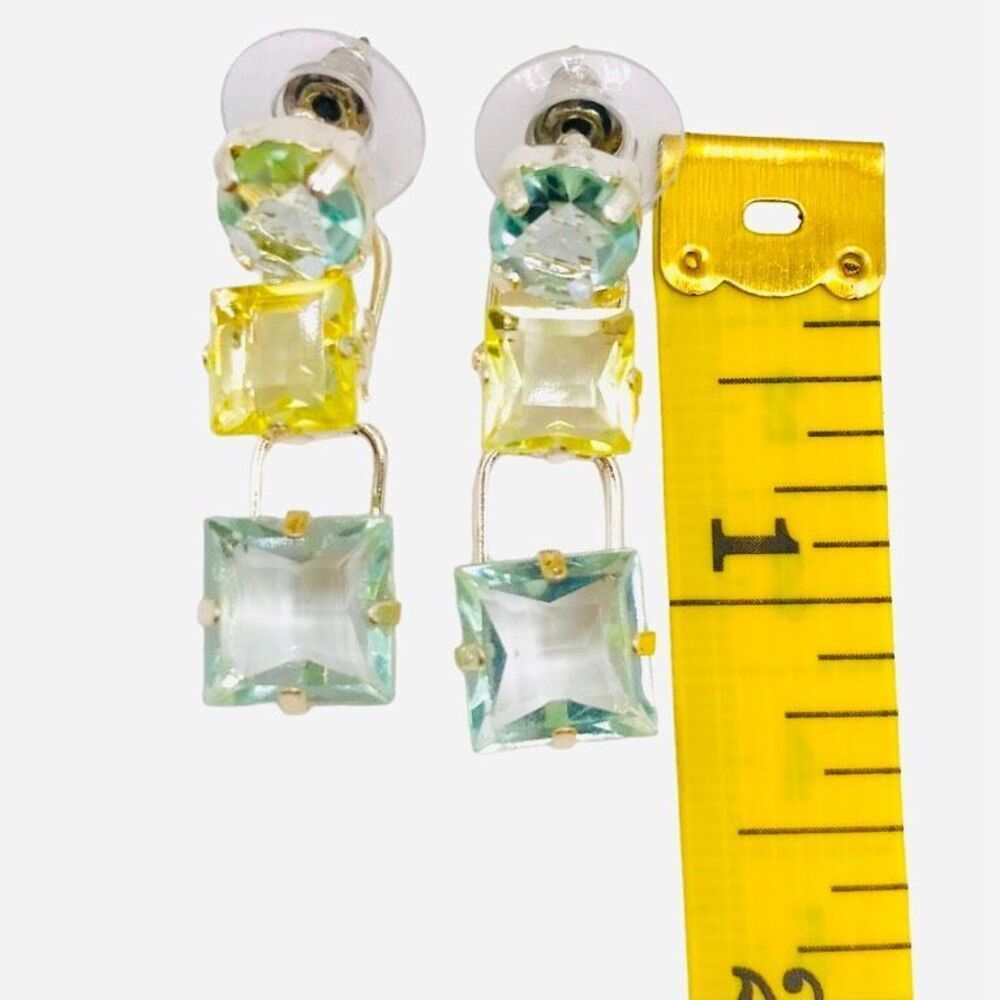 Colorful 60's Style Dangle Post Earring Bundle Set - Picture 7 of 7